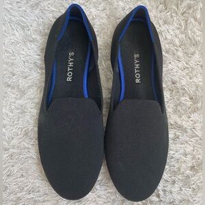 Rothy’s The Loafer Black Solid Machine Washable Recycled Bottles